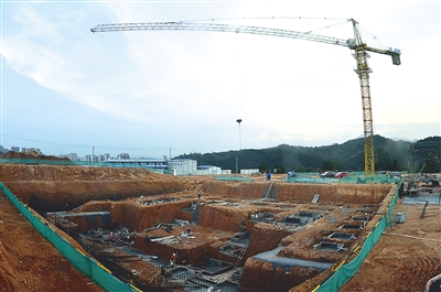 聚焦文化遗产保护 建阳区考亭书院建设项目加速推进，总投资1.8亿元施工正酣